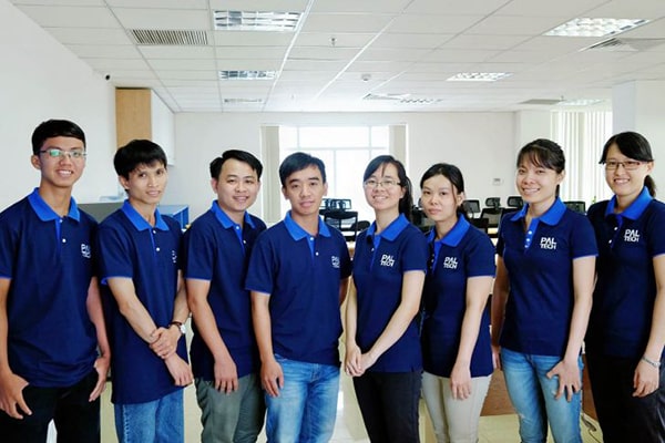 Mẫu áo đồng phục nhân viên công ty cổ bẻ nổi bật