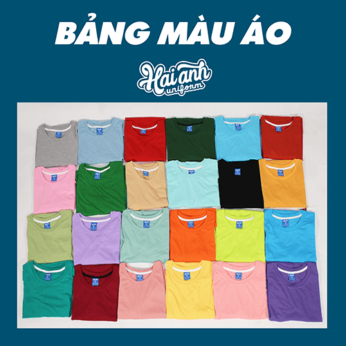 Bảng Màu Làm Áo Đồng Phục Lớp Đẹp Mới Nhất Năm 2020