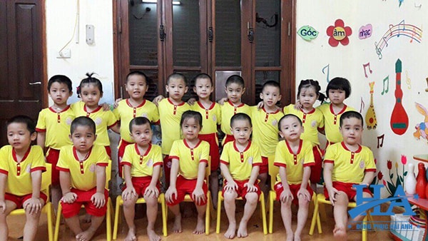 Địa chỉ may đồng phục mầm non uy tín, chất lượng nhất chính là đồng phục Hải Anh