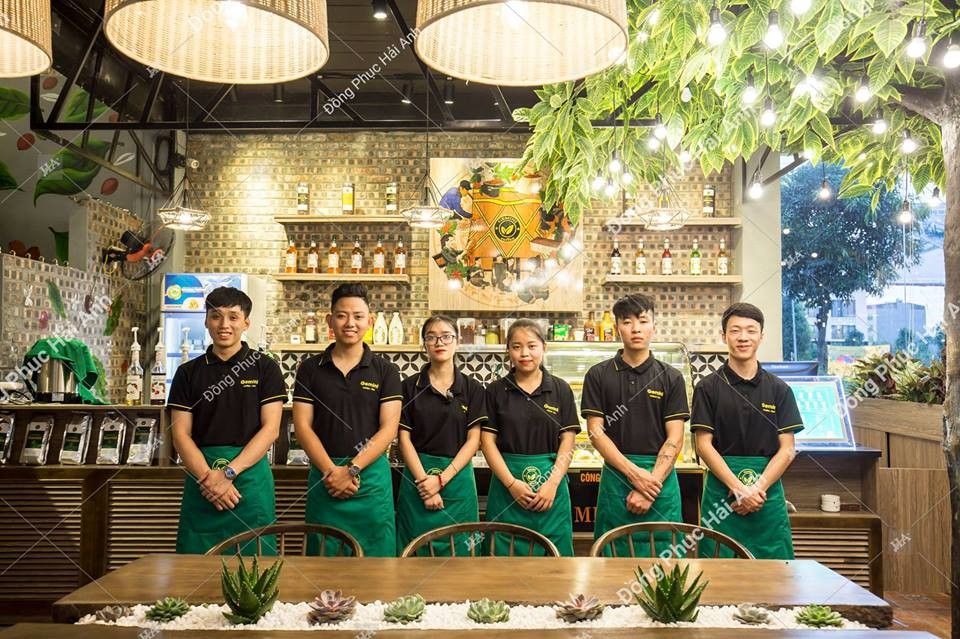 May đồng phục nhân viên phục vụ bàn nhà hàng mang lại hình ảnh chuyên nghiệp