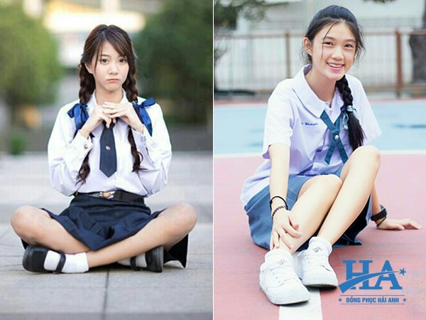 Đồng phục nữ sinh Thái Lan đầy ấn tượng