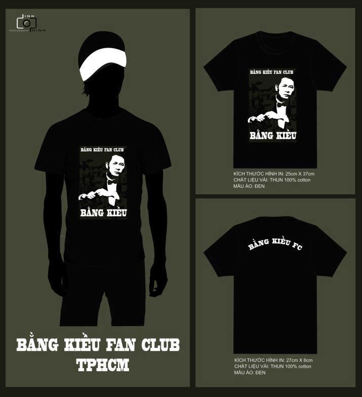 In áo fan club, in ảnh thần tượng lên áo