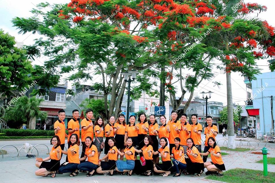 Đồng phục Hải Anh - Xưởng may in áo phông 1 cái đồng phục chất lượng cao