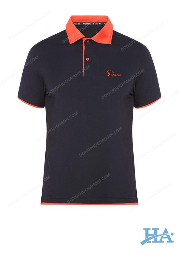 Mẫu áo thun đồng phục công ty đẹp cổ bẻ là lựa chọn thích hợp dành cho các doanh nghiệp