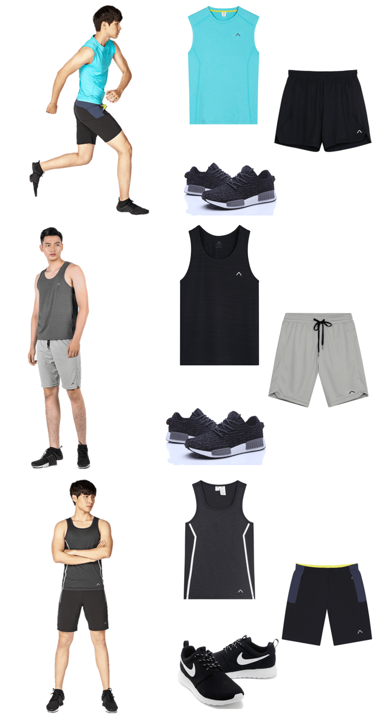 Set đồ áo thun ba lỗ nam 