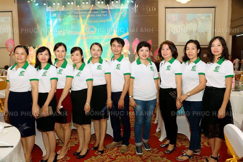 Thương hiệu doanh nghiệp thể hiện ngay trên các mẫu áo đồng phục công ty đẹp, chất lượng.