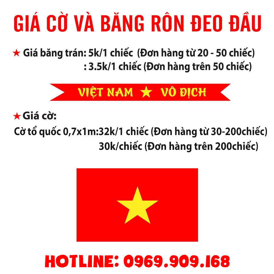Địa chỉ bán áo cờ đỏ sao vàng, băng rôn và cờ giá thành phải chăng nhất