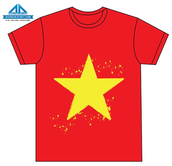 Luôn không ngừng biến đổi về thiết kế, mẫu mã giúp mang đến những chiếc áo cờ đỏ sao vàng đẹp.