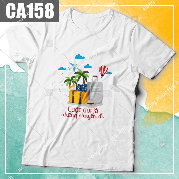 áo đồng phục du lịch, team building, đi biển