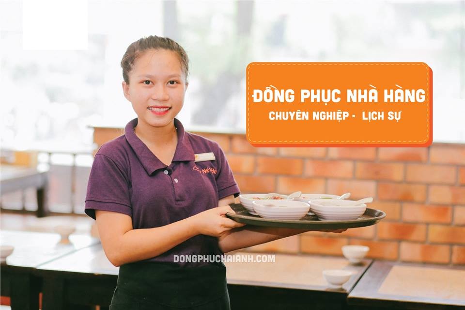 Áo đồng phục nhà hàng dành cho nhân viên phục vụ bàn