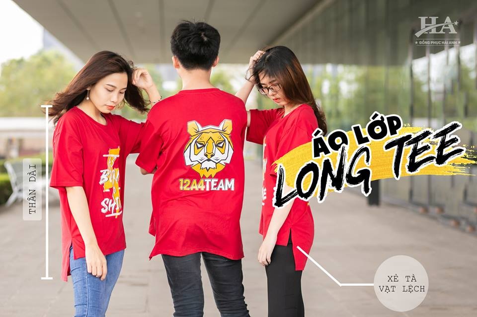 Mẫu áo lớp Longtee 01