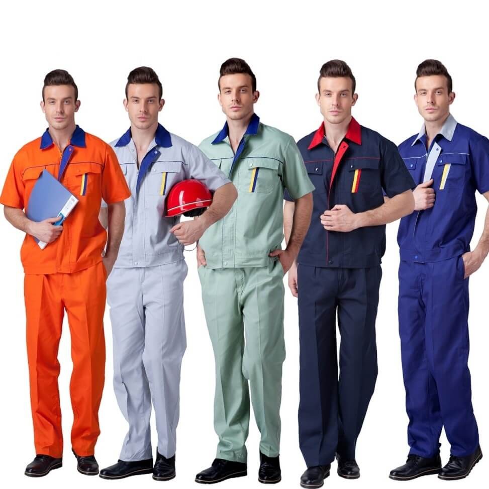 May đồng phục bảo hộ lao động có tác dụng tránh bụi bẩn, bảo vệ sức khỏe công nhân