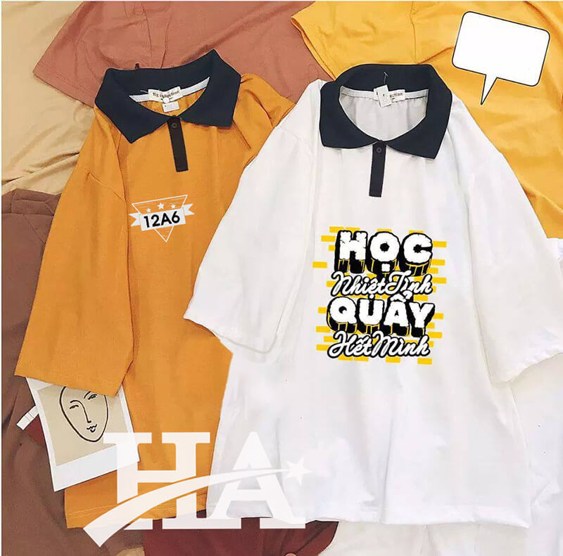 Áo lớp 2019 đánh dấu sự lên ngôi của kiểu dáng áo lớp cổ bẻ