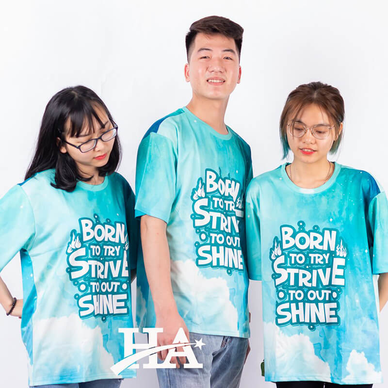 Áo lớp 2019 mang phong cách Typography