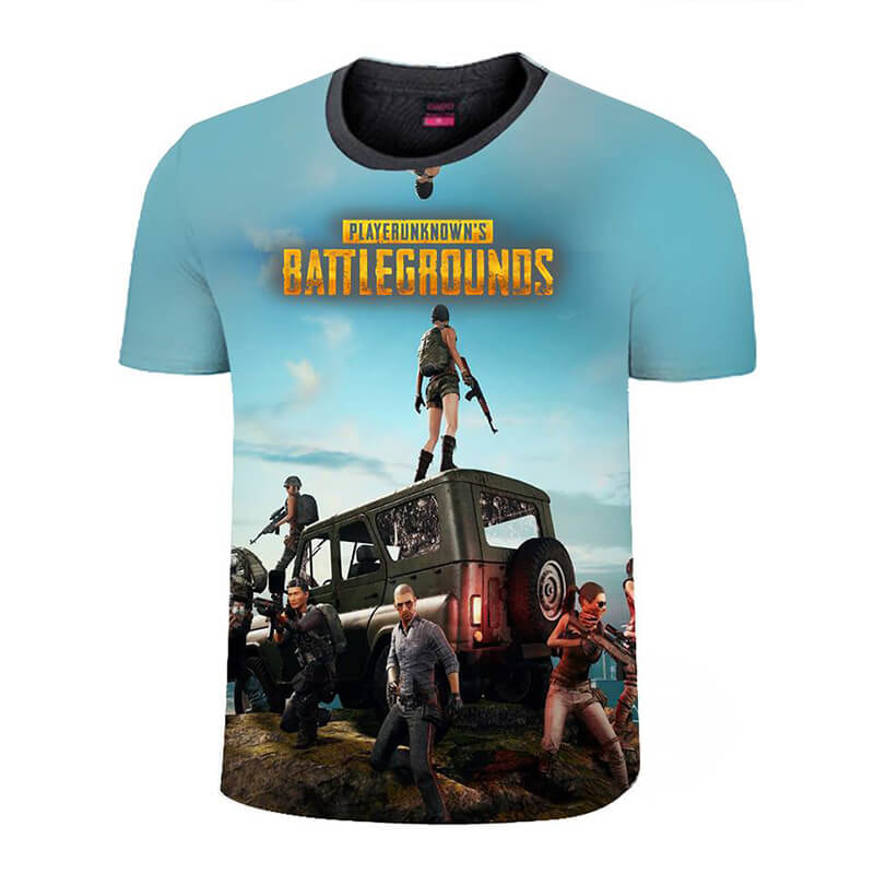 Thiết kế áo lớp pubg in 3D chân thực, sáng tạo
