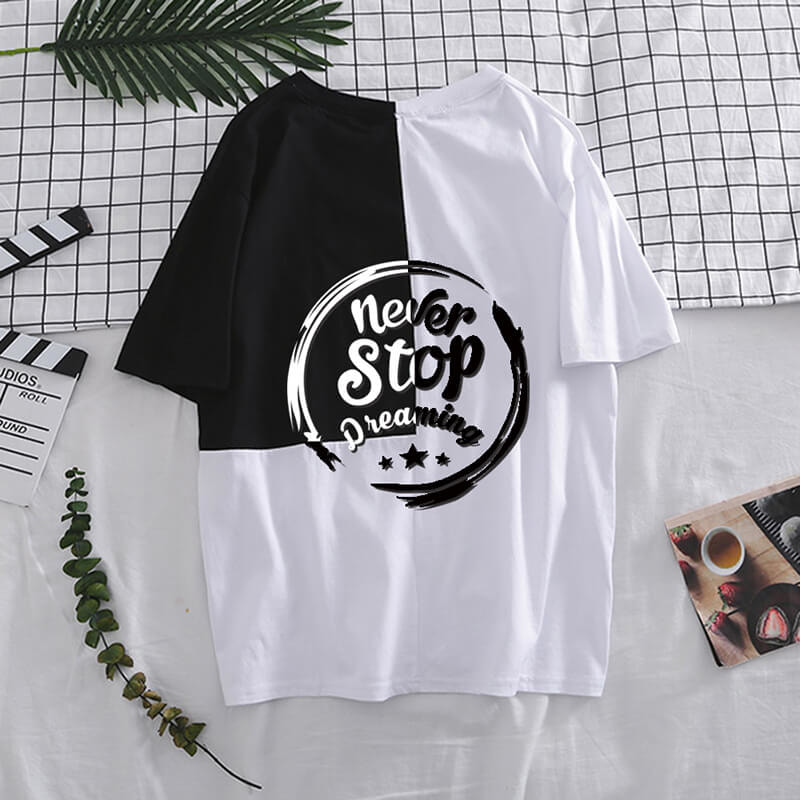 Slogan áo lớp chuyên Anh “Never stop dreaming”