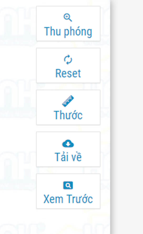 Giao diện màn hình bên phải website thiết kế hình ảnh in áo lớp Hải Anh