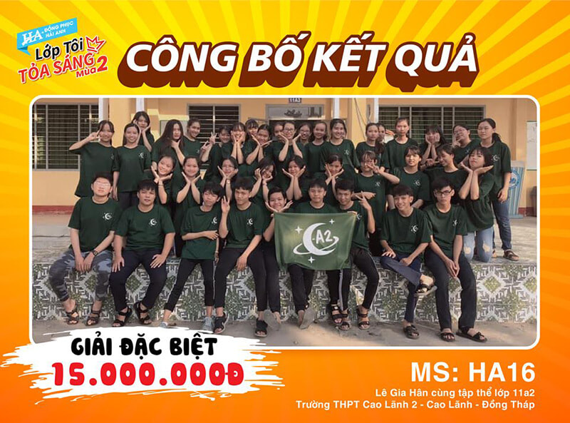 Hình ảnh bài dự thi đạt giải đặc biệt cuộc thi “Lớp tôi tỏa sáng” mùa thứ 2
