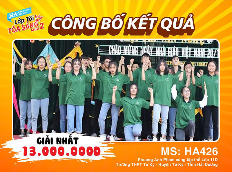 Hình ảnh bài dự thi đạt giải nhất cuộc thi “Lớp tôi tỏa sáng” mùa thứ 2