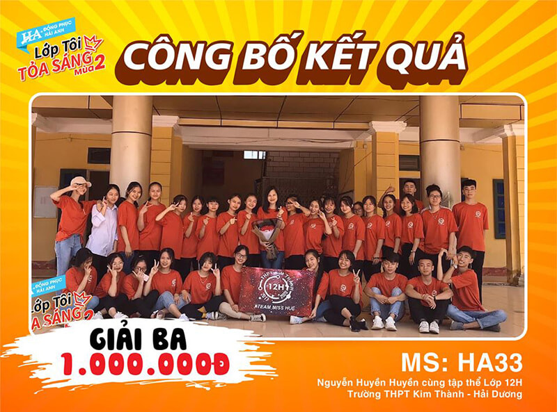 Hình ảnh 5 bài dự thi đạt giải ba cuộc thi “Lớp tôi tỏa sáng” mùa thứ 2