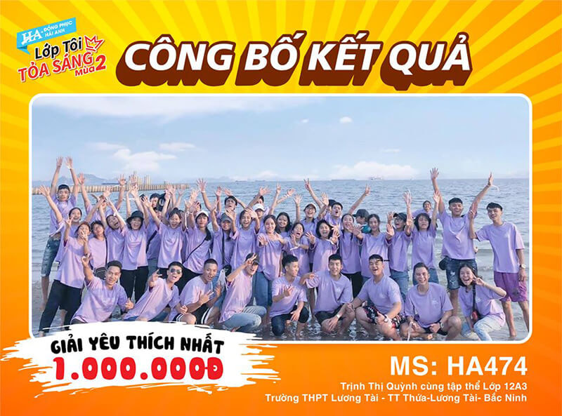 Hình ảnh bài dự thi đạt giải yêu thích nhất cuộc thi “Lớp tôi tỏa sáng” mùa thứ 2