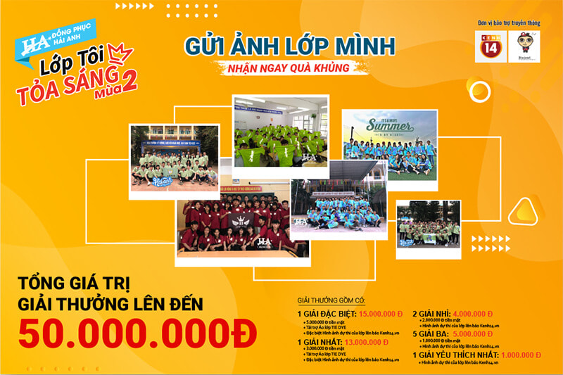 “Lớp tôi tỏa sáng” mùa thứ 2 có quy mô lớn hơn với tổng giá trị giải thưởng lên đến 50 triệu đồng