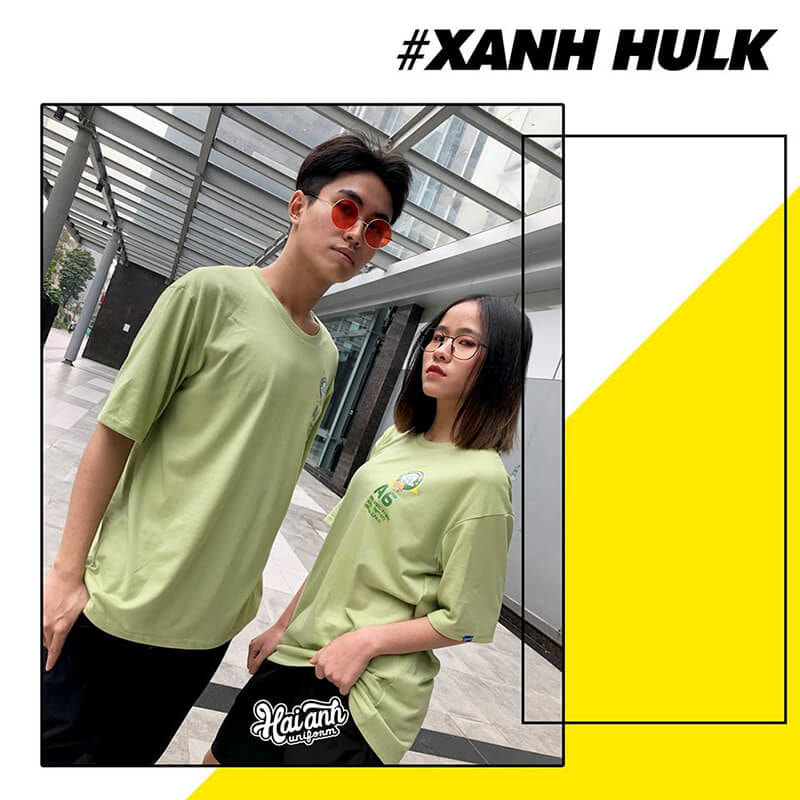 Màu áo lớp hot nhất hiện nay XANH HULK