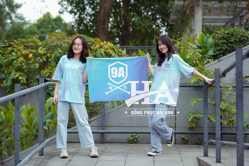 màu áo lớp tie dye đẹp