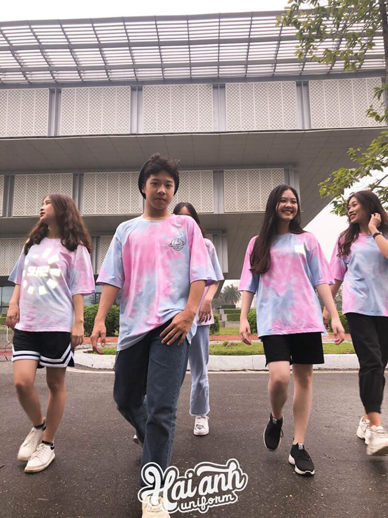 Tốn chi phí hơn khi đặt áo lớp Tie dye giá rẻ kém chất lượng
