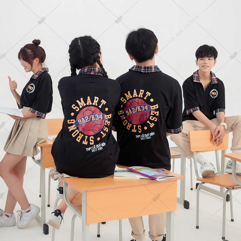 Thể hiện cá tính riêng của tập thể với logo áo lớp