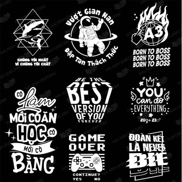 Thiết kế logo áo lớp hình 12