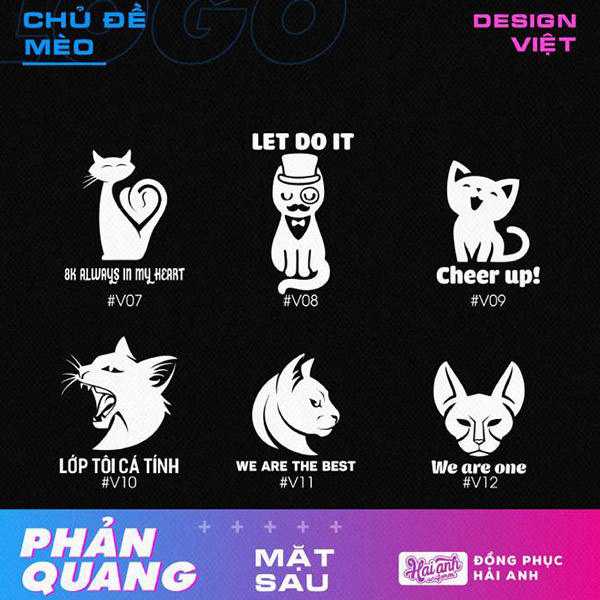 Thiết kế logo áo lớp hình 8
