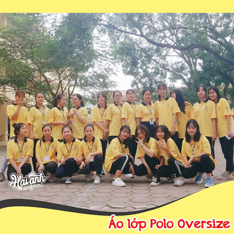 Đồng phục áo phông học sinh cổ bẻ