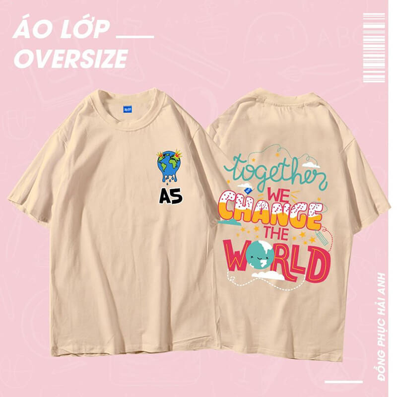 Làm áo lớp oversize đẹp ở Bắc Giang