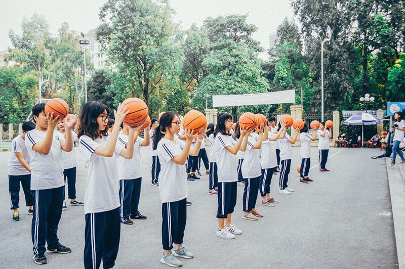 Quần áo đồng phục thể dục học sinh