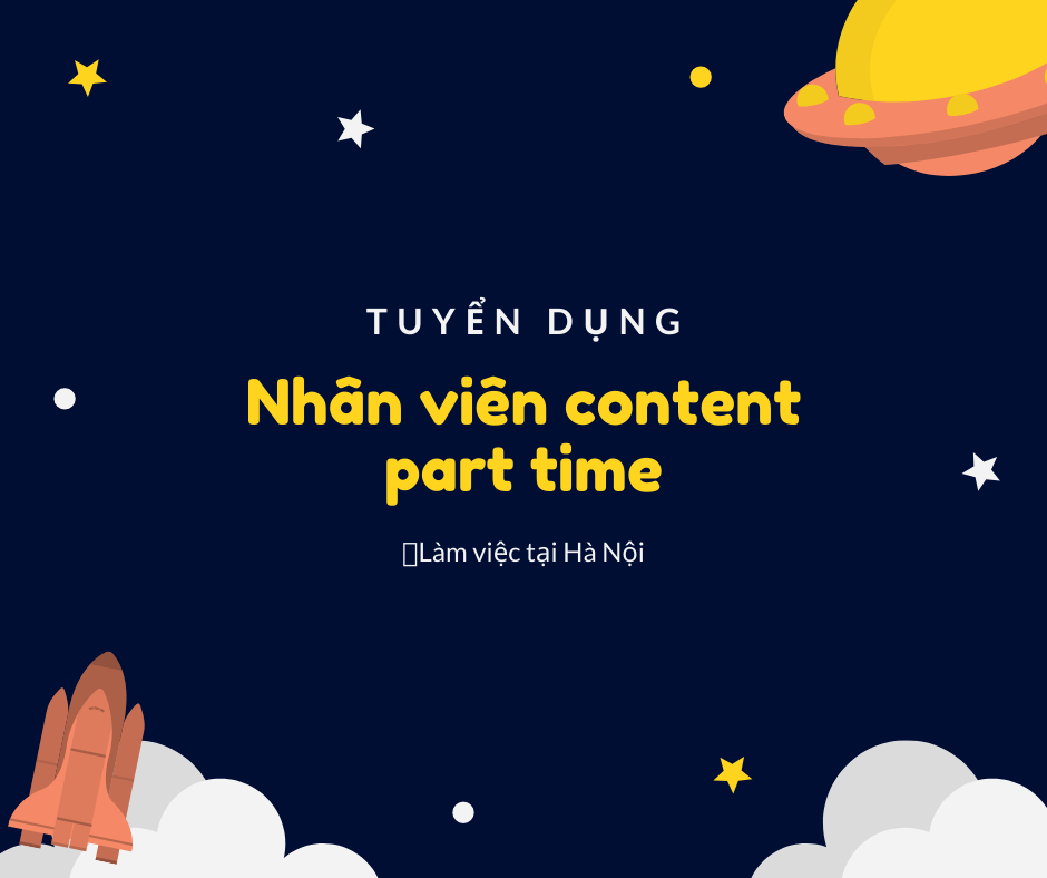 [HÀ NỘI- ĐỒNG PHỤC HẢI ANH] TUYỂN DỤNG PART-TIME CONTENT MARKETING