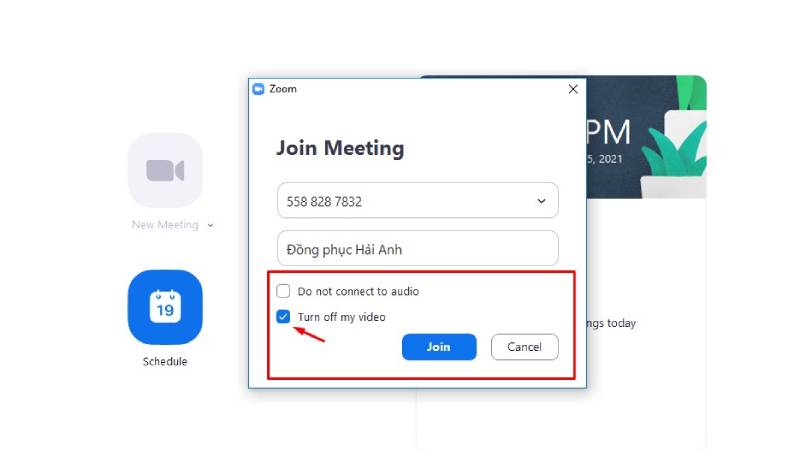Khắc phục lỗi Zoom không hiển thị video