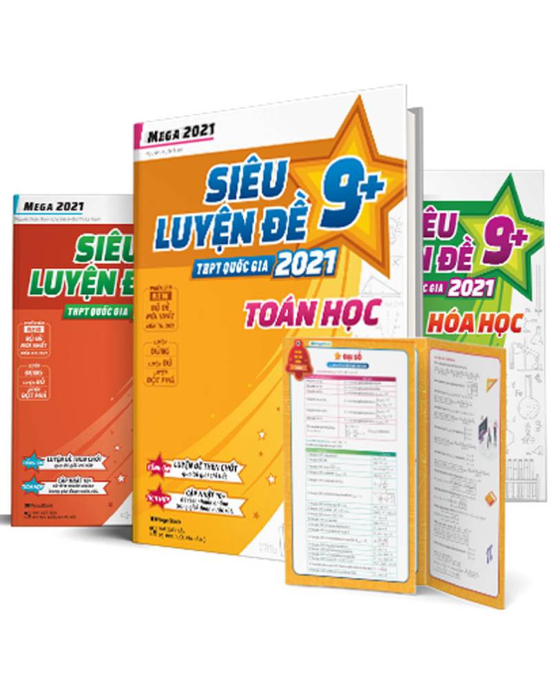 Sách Mega 2021 - Bộ sách ôn thi THPT quốc gia chất lượng
