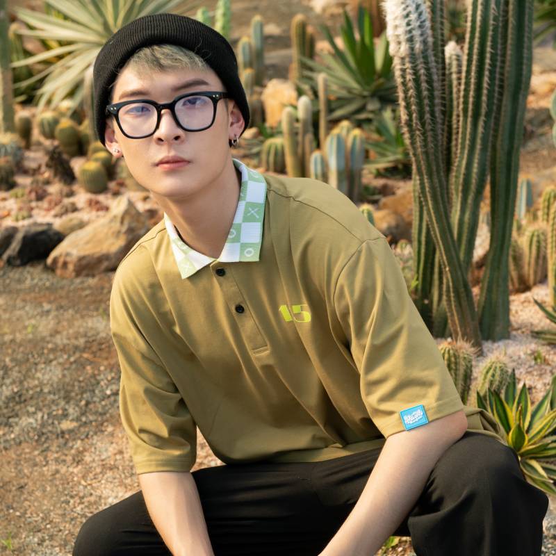 Mẫu Áo Lớp Smiley Màu Xanh Amy Có Cổ XOXO chất