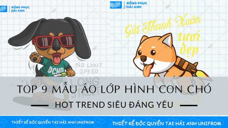 Top 9 Áo Lớp Hình Con Chó Hot Trend Siêu Đáng Yêu Tuổi Teen