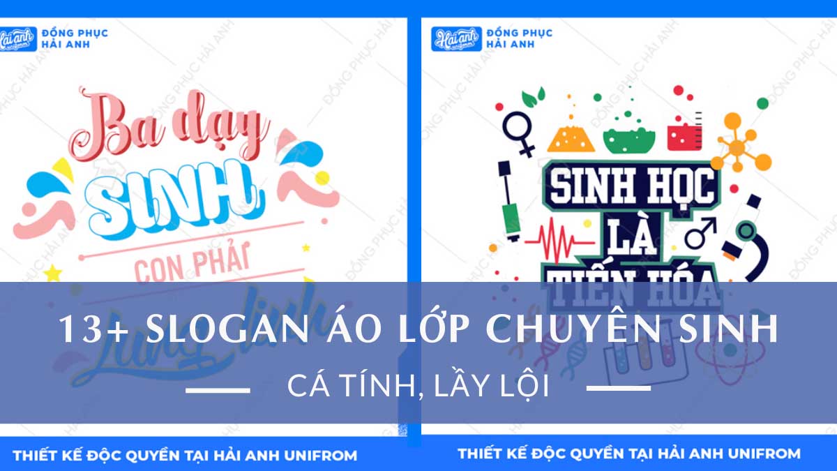 13+ Slogan Áo Lớp Chuyên Sinh Bá Đạo, Cá Tính, Siêu Lầy Lội