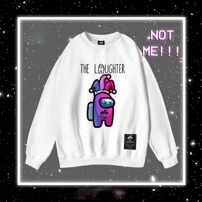Mẫu Sweater Among Us thu đông thiết kế dễ thương