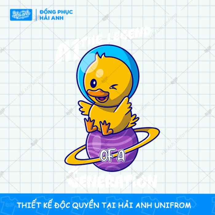 Thiết kế logo gà con tinh nghịch cực dễ thương