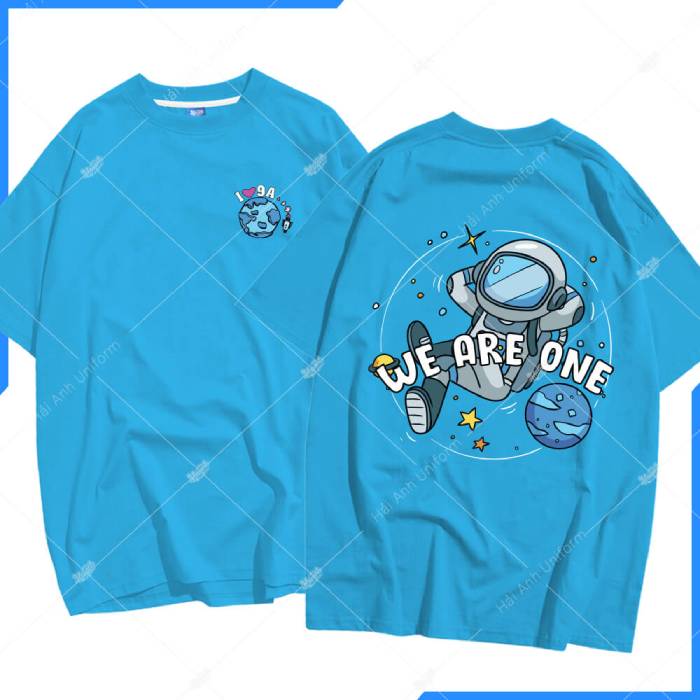 Các mẫu hình in trên áo lớp được in bằng công nghệ hiện đại