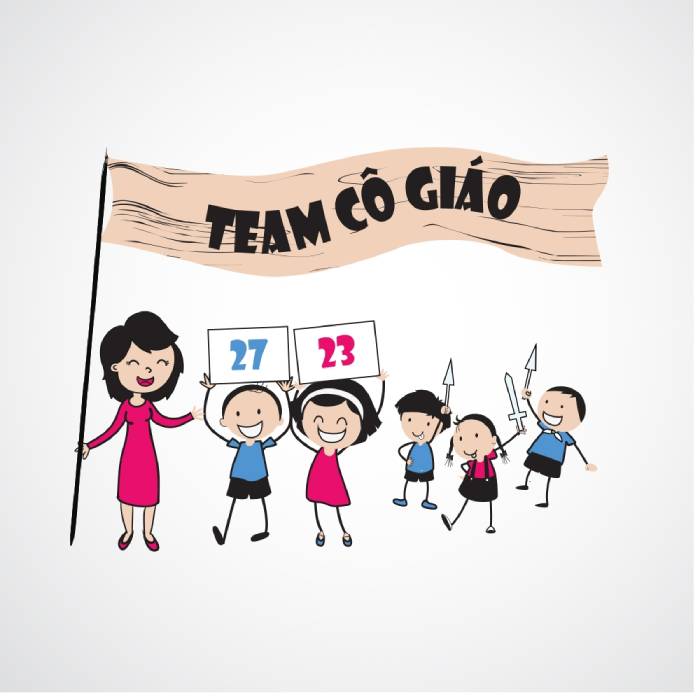 Hình in áo lớp dễ thương về thầy cô