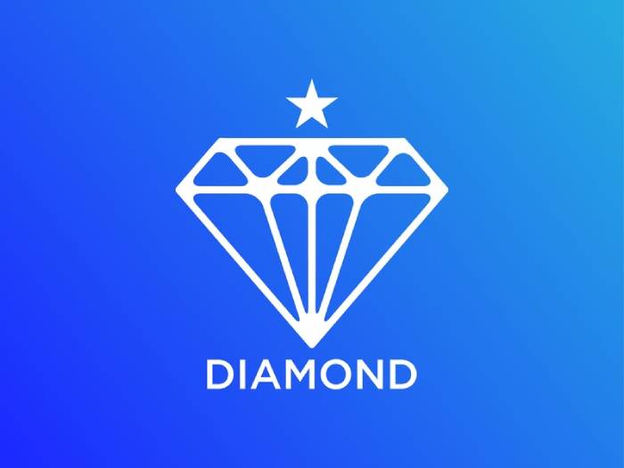 Logo kim cương cho đồng phục lớp thiết kế đơn giản