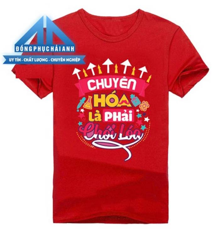 Thiết kế slogan áo lớp chuyện nghiệp đậm cá tính