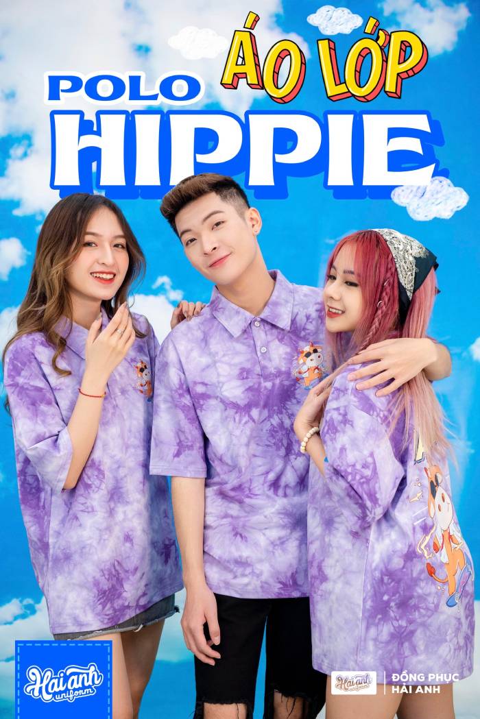 Áo đồng phục lớp Hippie dễ siêu hot