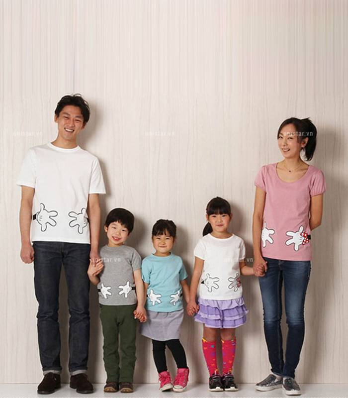 Áo nhóm 5 người dễ thương được thiết kế đầy ấn tượng