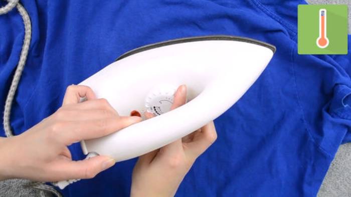 Hướng dẫn xóa hình in trên áo thun bằng bàn là nóng